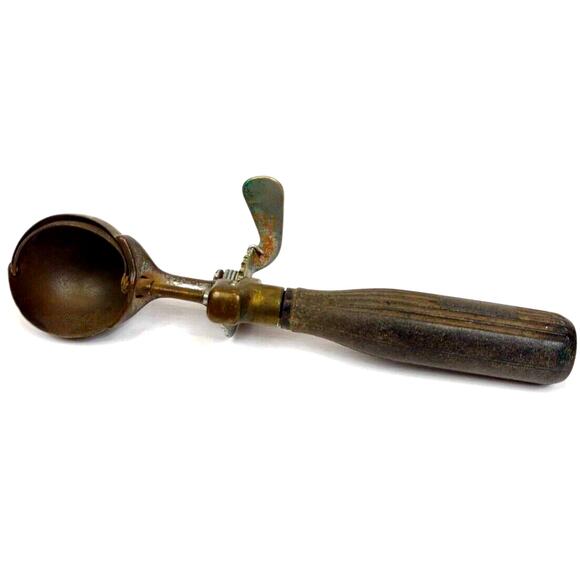 Vintage Hamilton Beach Model 60-B Ice Cream Scoop Black Handle Stainless Spring - Picture 1 of 9